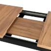 Mebel Elite Стол Skubi, раскладной, 120–160 см, дуб Craft/чёрный, W.SKUBI/DC/CZ/S - Home Club, изображение 8