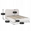 Mebel Elite Кровать 160x200 Haga с ящиком для вещей, кремового цвета, из ткани букле, ME.HAGA/160/KR/TB/LOZZPOJ - Home Club, изображение 12