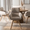 Mebel Elite Вращающееся кресло Dias бежевого цвета, ME.DIAS/BZ/T/K - Home Club, изображение 3
