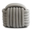 Mebel Elite Плетеный пуф Magma, серый велюр, ME.MAGMA/P/V/PUF - Home Club, изображение 4