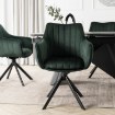 Mebel Elite Вращающееся кресло Mumbai из велюра, зелёного цвета, ME.MUMBAI/Z/V/K - Home Club, изображение 3