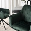 Mebel Elite Вращающееся кресло Mumbai из велюра, зелёного цвета, ME.MUMBAI/Z/V/K - Home Club, изображение 4
