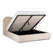 Mebel Elite Кровать 160x200 Haga с ящиком для вещей, кремового цвета, велюровая, ME.HAGA/160/KR/V/LOZZPOJ - Home Club, изображение 5
