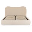 Mebel Elite Кровать 160x200 Haga с ящиком для вещей, кремового цвета, велюровая, ME.HAGA/160/KR/V/LOZZPOJ - Home Club, изображение 6