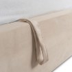 Mebel Elite Кровать 160x200 Haga с ящиком для вещей, кремового цвета, велюровая, ME.HAGA/160/KR/V/LOZZPOJ - Home Club, изображение 12