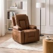 Mebel Elite Массажное кресло Box с откидной спинкой и подставкой для ног, цвет «Карамель», экокожа, ME.BOX/KAR/E/FW - Home Club, изображение 2