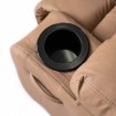 Mebel Elite Массажное кресло Box с откидной спинкой и подставкой для ног, цвет «Карамель», экокожа, ME.BOX/KAR/E/FW - Home Club, изображение 14