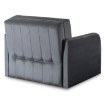 Mebel Elite Комплект із 2 одномісних крісел для сну Vero, сірий, PPHUE.BASIA1/PAROS6/Z2/FW - Home Club, зображення 4