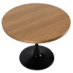 Mebel Elite Стол Lino 100 см, дуб золотой/чёрный, ME.LINO/DZ/S - Home Club, изображение 4