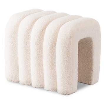 Mebel Elite Мягкий пуф Piksel кремового цвета, ME.PIKSEL/BZ/TB/PUF - Home Club