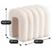 Mebel Elite М'яка пуф Piksel кремового кольору, ME.PIKSEL/BZ/TB/PUF - Home Club, зображення 6
