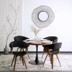 Mebel Elite Стул Ohio 2, велюровый, чёрный, из гнутой фанеры, ME.OHIO2/CZ/DG/V/K - Home Club, изображение 2