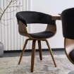 Mebel Elite Стул Ohio 2, велюровый, чёрный, из гнутой фанеры, ME.OHIO2/CZ/DG/V/K - Home Club, изображение 6