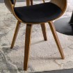 Mebel Elite Стул Ohio 2, велюровый, чёрный, из гнутой фанеры, ME.OHIO2/CZ/DG/V/K - Home Club, изображение 7