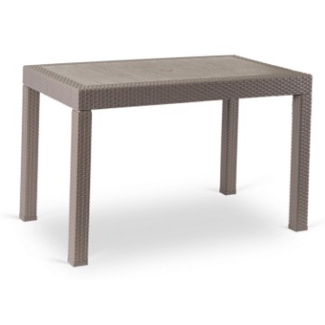 Mebel Elite Садовий стіл Fargo, коричневий, ME.FARGO/BR/RT/OGR/S - Home Club