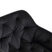 Mebel Elite Вращающееся кресло Konor, чёрное, велюровое, ME.KONOR/CZ/ZL/V/FO - Home Club, изображение 7