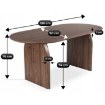 Mebel Elite Стіл Tino, овальний, 190 см, горіх, ME.TINO/O/S - Home Club, зображення 10