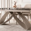 Mebel Elite Стол Luigi, керамический, раскладной, 160–240 см, белый мрамор/кашмир, ME.LUIGI/B/KASZ/S160-240 - Home Club, изображение 6