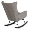 Mebel Elite Крісло-гойдалка Jackson, сіре, тканинне, ME.JACKSON/P/T/FW - Home Club, зображення 5