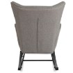 Mebel Elite Крісло-гойдалка Jackson, сіре, тканинне, ME.JACKSON/P/T/FW - Home Club, зображення 6