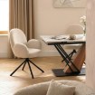 Mebel Elite Вращающееся кресло Musso, бежевое, с букле, ME.MUSSO/BZ/CZ/TB/K - Home Club, изображение 2