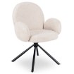Mebel Elite Вращающееся кресло Musso, бежевое, с букле, ME.MUSSO/BZ/CZ/TB/K - Home Club, изображение 3