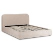 Mebel Elite Кровать 160x200 Bristol с ящиком для вещей, бежевая, из ткани букле, ME.BRISTOL/160/BZ/TB/LOZZPOJ - Home Club