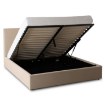 Mebel Elite Кровать 140x200 «Marsylia» с ящиком для хранения, бежевая, из вельвета, ME.MARSYLIA/140/BZ/SZTR/LOZZPOJ - Home Club, изображение 5