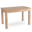 Mebel Elite Комплект: стіл Skubi 120–160 см, дуб Artisan, та 4 стільці Rodri, бежеві, W.SKUBI/DA/S/RODRI/BZ/D/V/Z4/K - Home Club, зображення 5