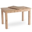 Mebel Elite Комплект: стіл Skubi 120–160 см, дуб Artisan, та 4 стільці Rodri, бежеві, W.SKUBI/DA/S/RODRI/BZ/D/V/Z4/K - Home Club, зображення 8