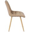 Mebel Elite Комплект: стіл Skubi 120–160 см, дуб Artisan, та 4 стільці Rodri, бежеві, W.SKUBI/DA/S/RODRI/BZ/D/V/Z4/K - Home Club, зображення 14