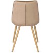 Mebel Elite Комплект: стіл Skubi 120–160 см, дуб Artisan, та 4 стільці Rodri, бежеві, W.SKUBI/DA/S/RODRI/BZ/D/V/Z4/K - Home Club, зображення 15