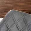 Mebel Elite Стілець Luise, сірий/горіх, велюровий, ME.LUISE/P/O/V/DG/K - Home Club, зображення 4