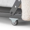 Mebel Elite Кровать 90x200 Villemo, кремовый букле, ME.VILLEMO/90/90/KR/TB/LOZWYS - Home Club, изображение 8