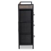Mebel Elite Комод с ящиками Hudson 98 см, дуб рустикальный/чёрный, ME.HUDSON/DRU/CZ/KOM - Home Club, изображение 7