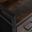 Mebel Elite Комод с ящиками Hudson 98 см, дуб рустикальный/чёрный, ME.HUDSON/DRU/CZ/KOM - Home Club, изображение 8