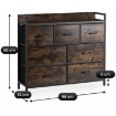 Mebel Elite Комод с ящиками Hudson 98 см, дуб рустикальный/чёрный, ME.HUDSON/DRU/CZ/KOM - Home Club, изображение 10