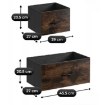 Mebel Elite Комод с ящиками Hudson 98 см, дуб рустикальный/чёрный, ME.HUDSON/DRU/CZ/KOM - Home Club, изображение 11