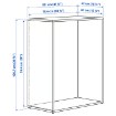ИКЕА Каркас LASTARE, 005.964.82 - Home Club, изображение 2