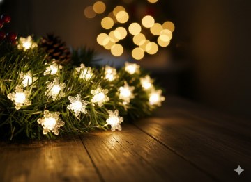 Chomik Світловий Ланцюг Led Сніжинки 20 Л На Батареї, LED4208 - Home Club