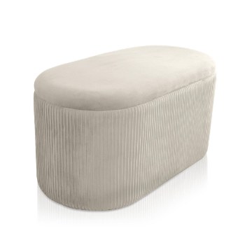 Kontrasto Пуф Bristol Duo 80x40x40 см Vel Экру Dw, Meb000714 - Home Club