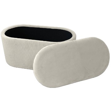 Kontrasto Пуф Bristol Duo 80x40x40 см Vel Экру Dw, Meb000714 - Home Club