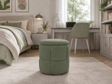 Kontrasto Пуф Nagoja 38x38x38 см, цвет «оливка», двойной, Meb000704 - Home Club