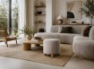 Kontrasto Пуф «Киото» 38x38x38 Plec, цвет «таупе»/орех, двухцветный, Meb000686 - Home Club, изображение 7