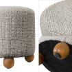 Kontrasto Пуф «Киото» 38x38x38 Plec, цвет «таупе»/орех, двухцветный, Meb000686 - Home Club, изображение 8