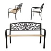 Kontrasto Lo1000-2 Садовая скамейка 126x52x73,50 см, 5.23.14140 - Home Club, изображение 3
