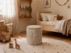 Kontrasto Пуф Nagoja 38x38x38 см Sztr бежевый Dw, Meb000706 - Home Club, изображение 2