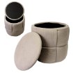 Kontrasto Пуф Nagoja 38x38x38 см Sztr бежевый Dw, Meb000706 - Home Club, изображение 4
