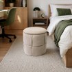Kontrasto Пуф Nagoja 38x38x38 см Sztr бежевый Dw, Meb000706 - Home Club, изображение 5