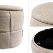 Kontrasto Пуф Nagoja 38x38x38 см Sztr бежевый Dw, Meb000706 - Home Club, изображение 7